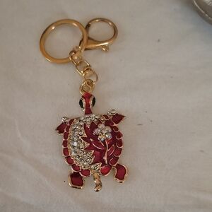 Beautiful Turtle Bag Charm